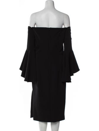 Milly Off-The-Shoulder Knee-Length Dress