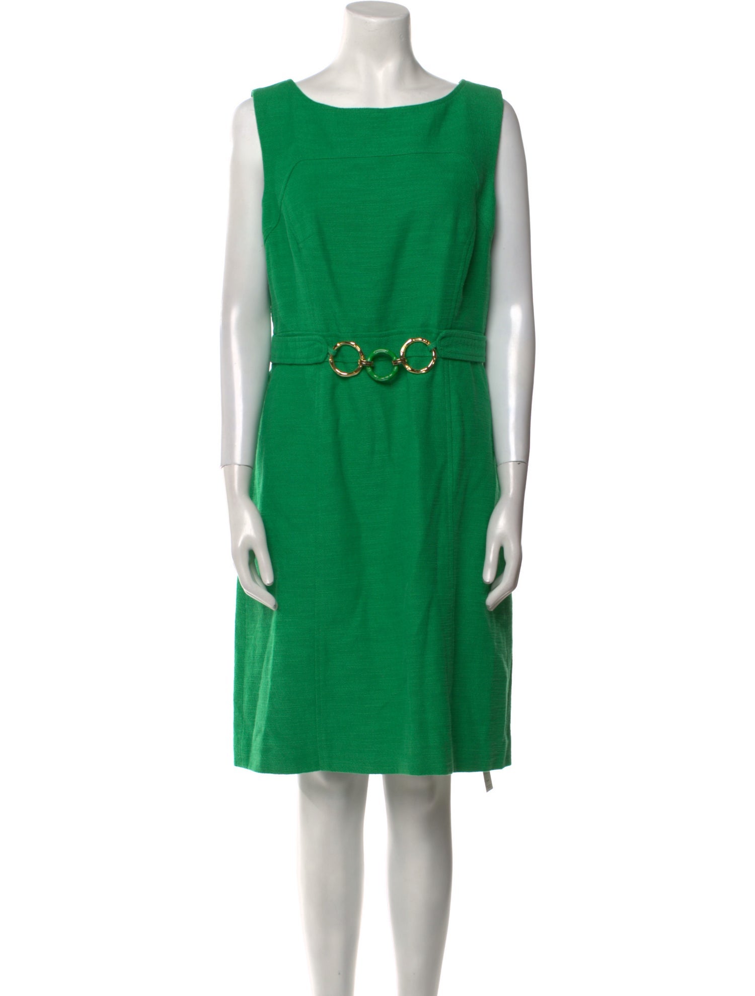 Milly Bateau Neckline Knee-Length Dress