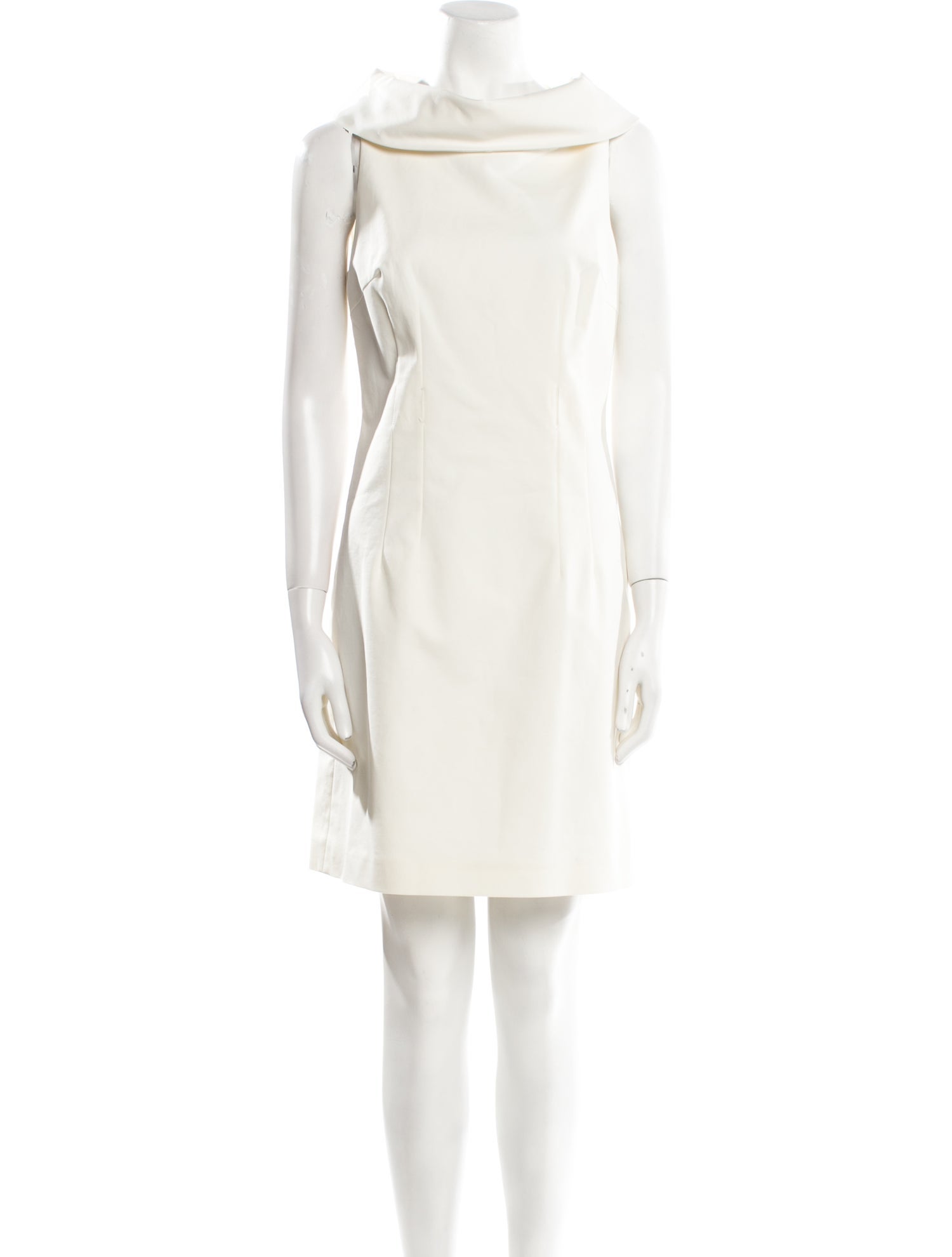 Milly Bateau Neckline Mini Dress
