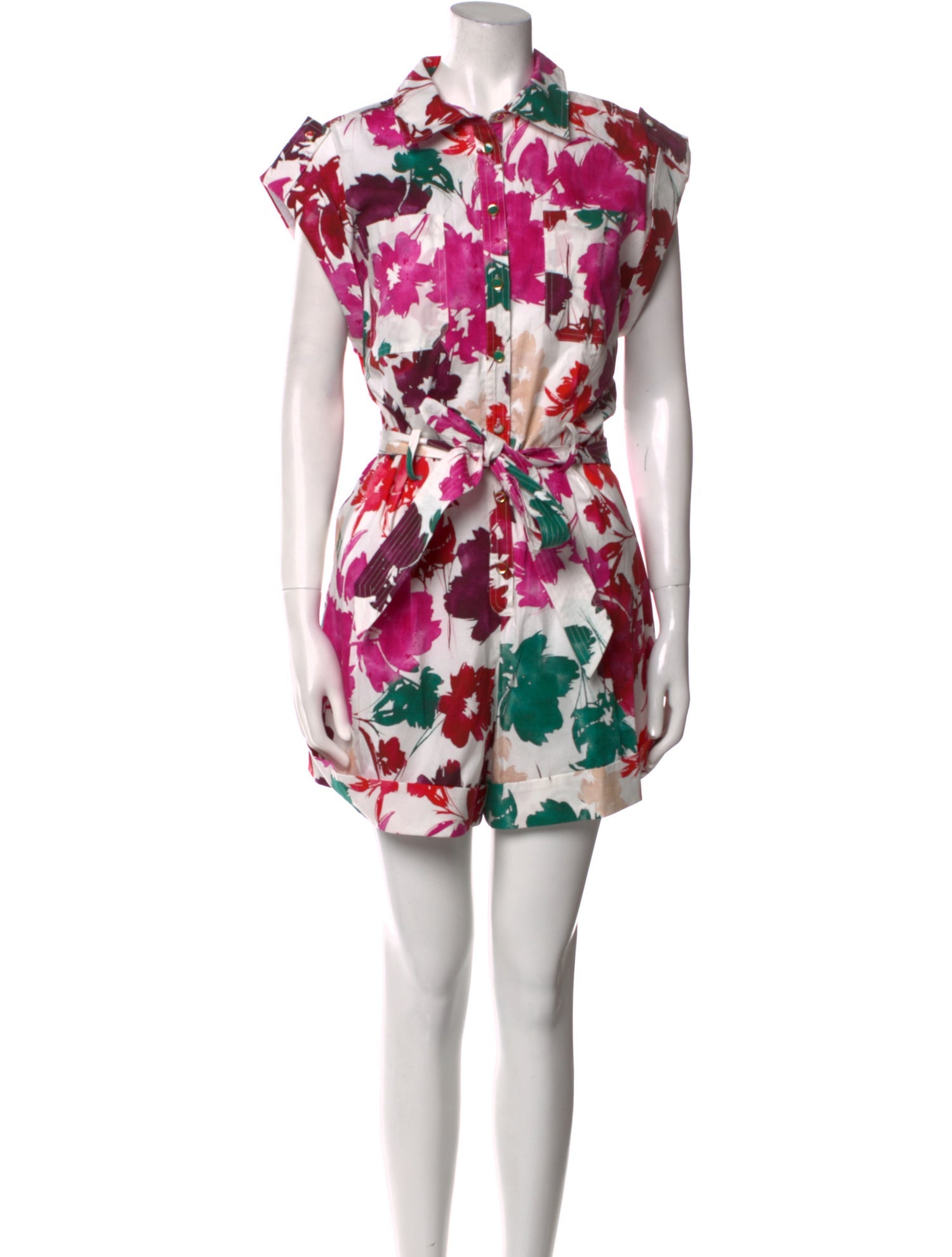 Milly Floral Print Romper
