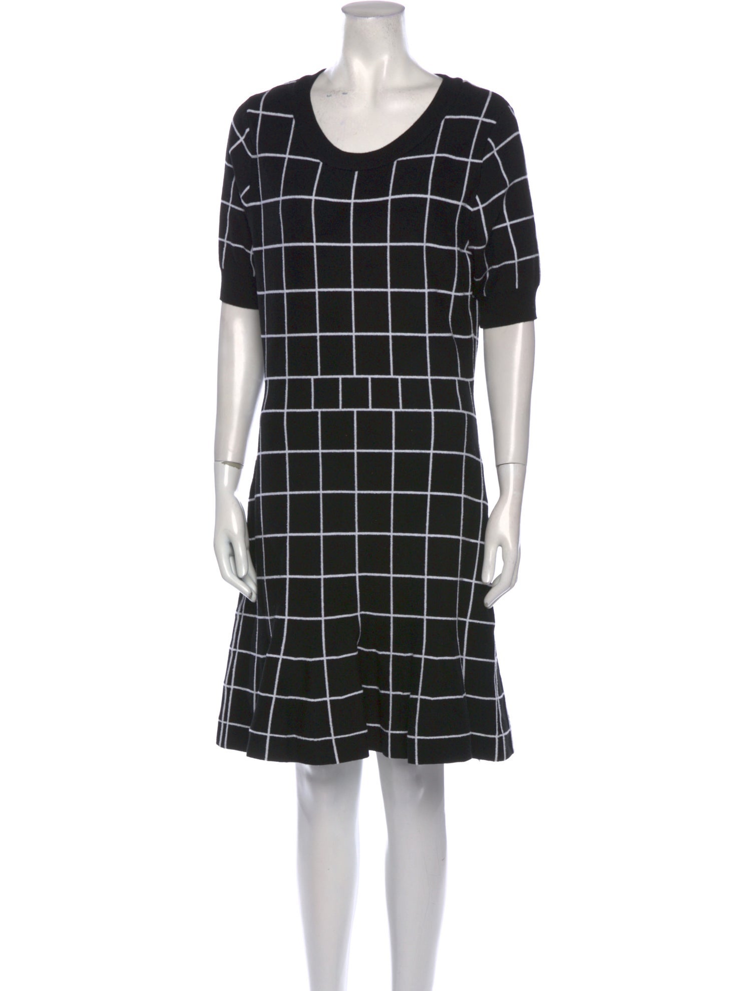 Milly Plaid Print Mini Dress