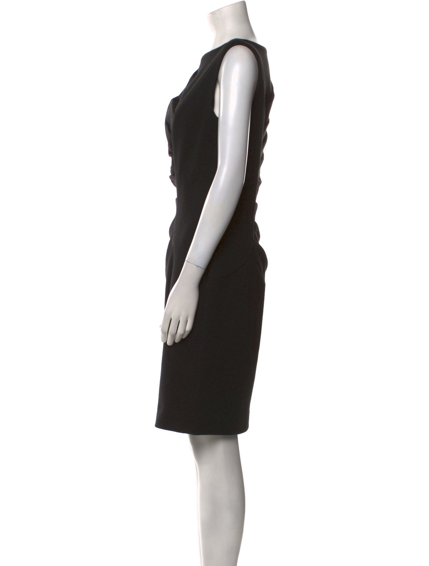 Milly Bateau Neckline Knee-Length Dress