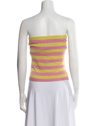 Milly Silk Striped Sweater