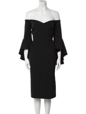 Milly Off-The-Shoulder Knee-Length Dress
