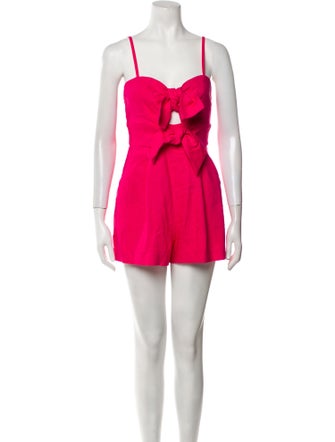 Milly Square Neckline Romper
