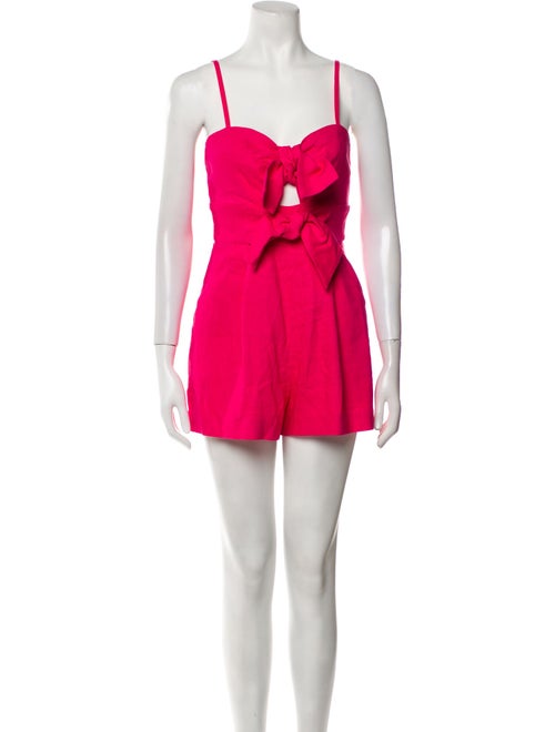 Milly Square Neckline Romper