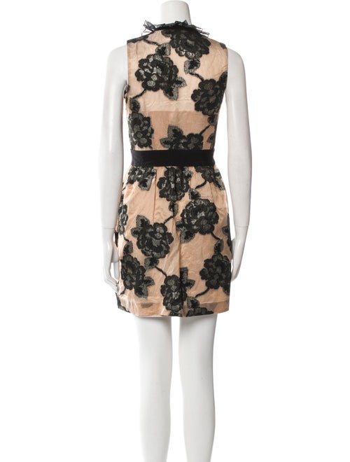 Milly Floral Print Mini Dress
