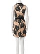 Milly Floral Print Mini Dress