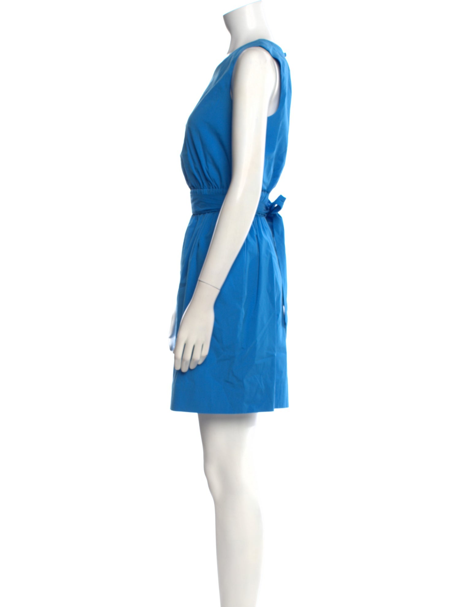 Milly Scoop Neck Mini Dress