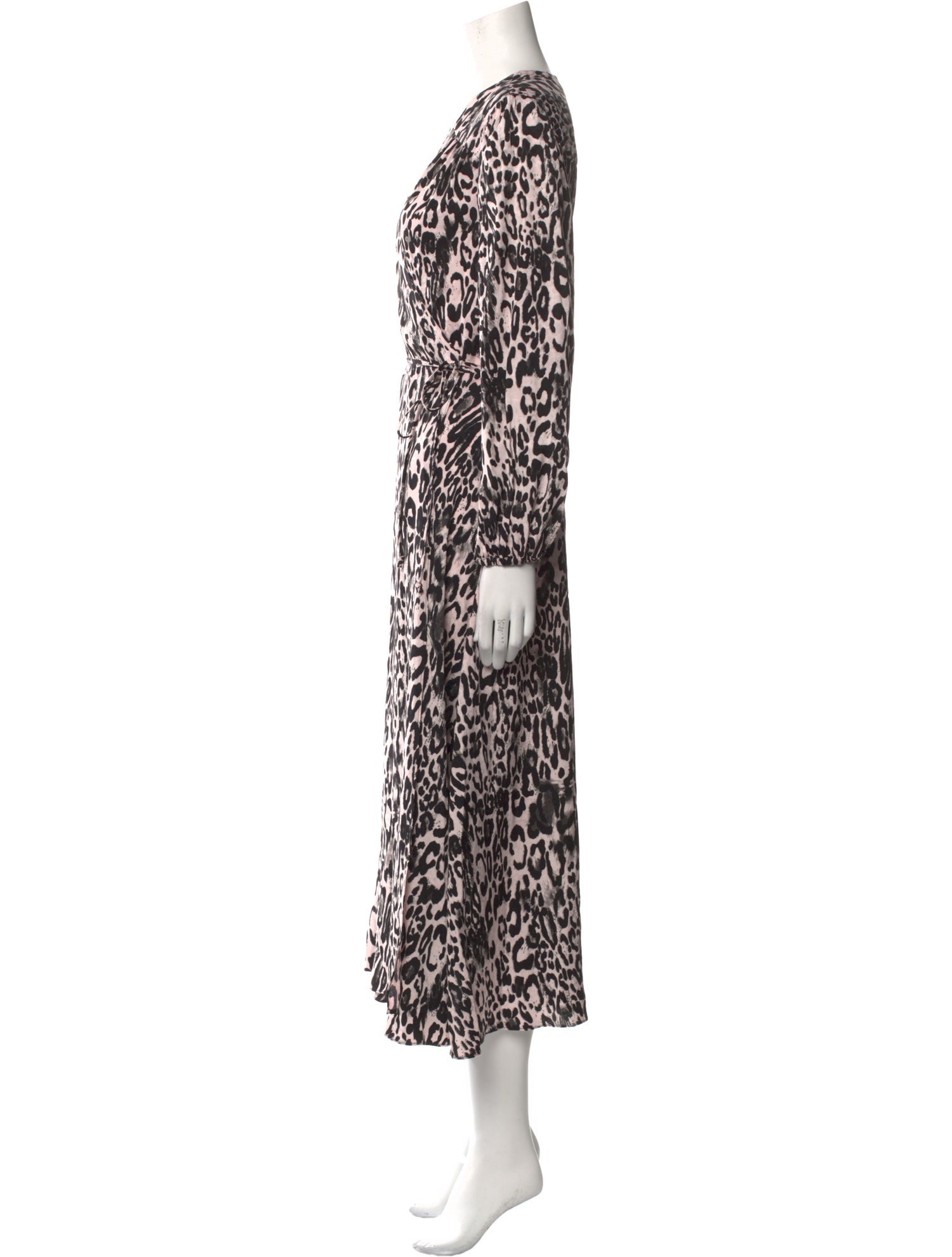 Milly Animal Print Long Dress