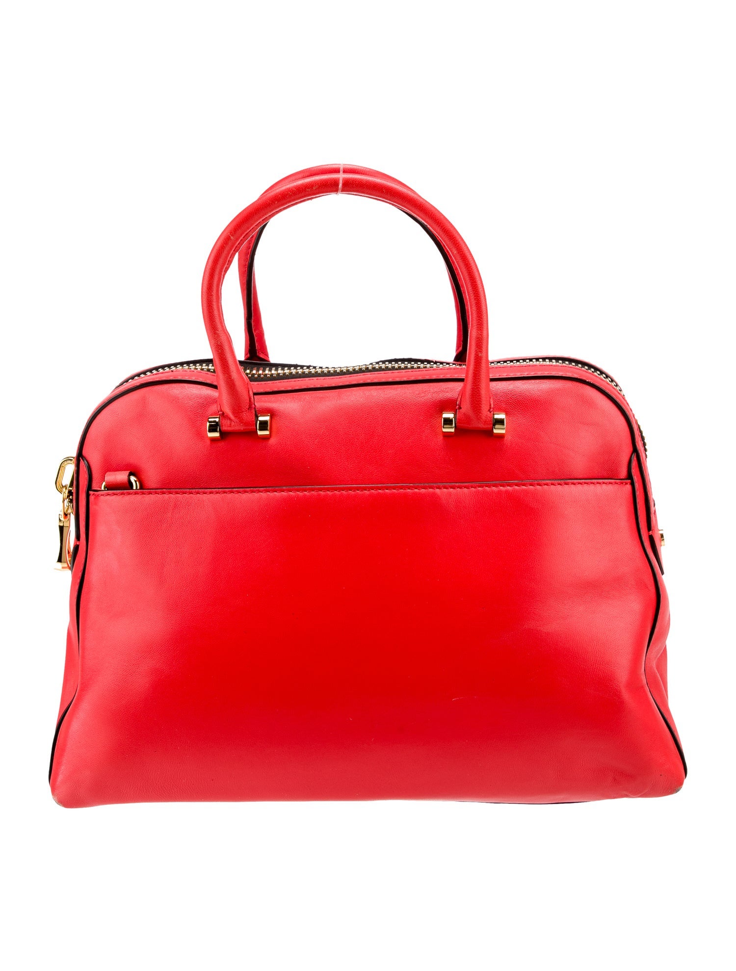 Milly Leather Top Handle Bag