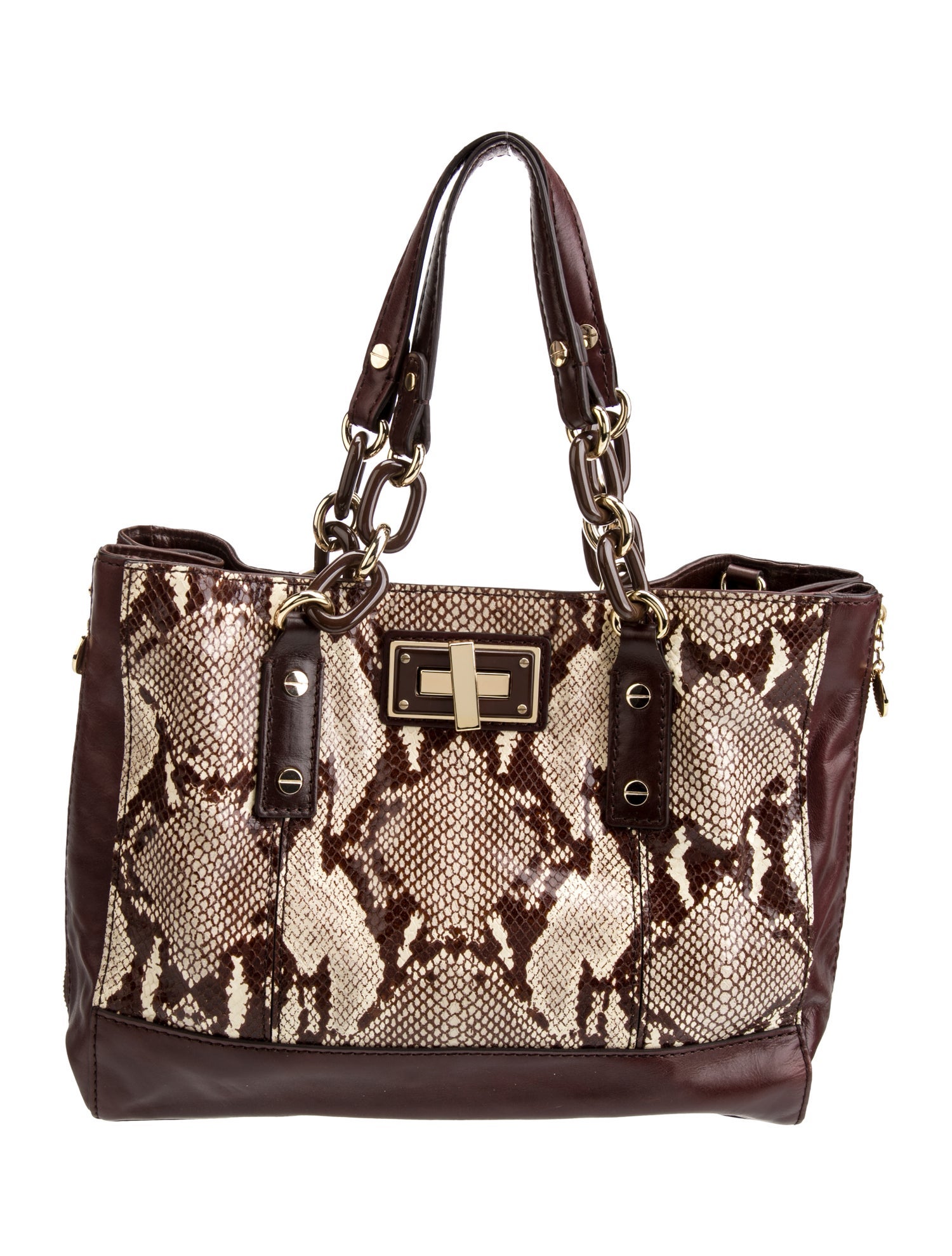 Milly Leather Top Handle Bag