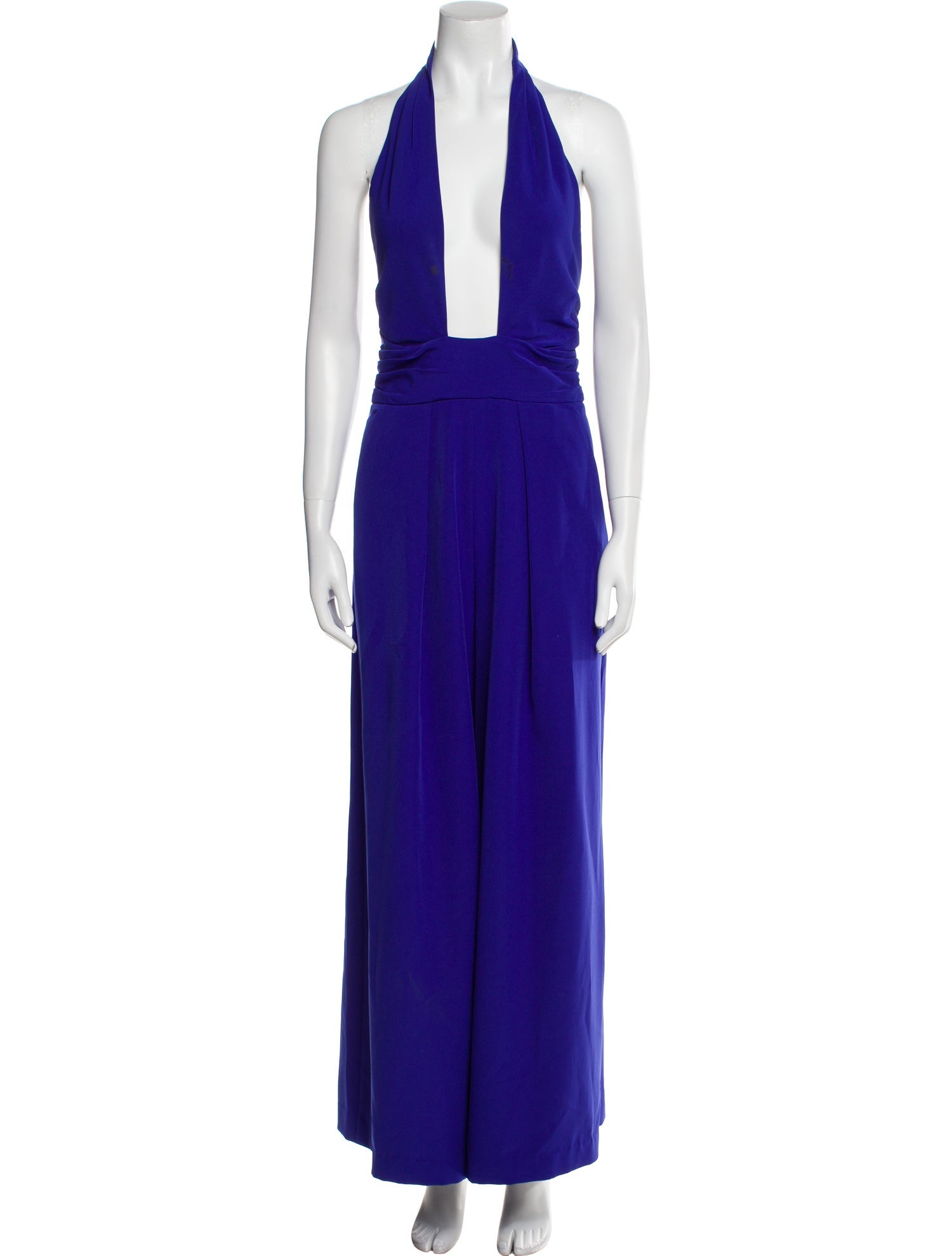 Milly Plunge Neckline Jumpsuit