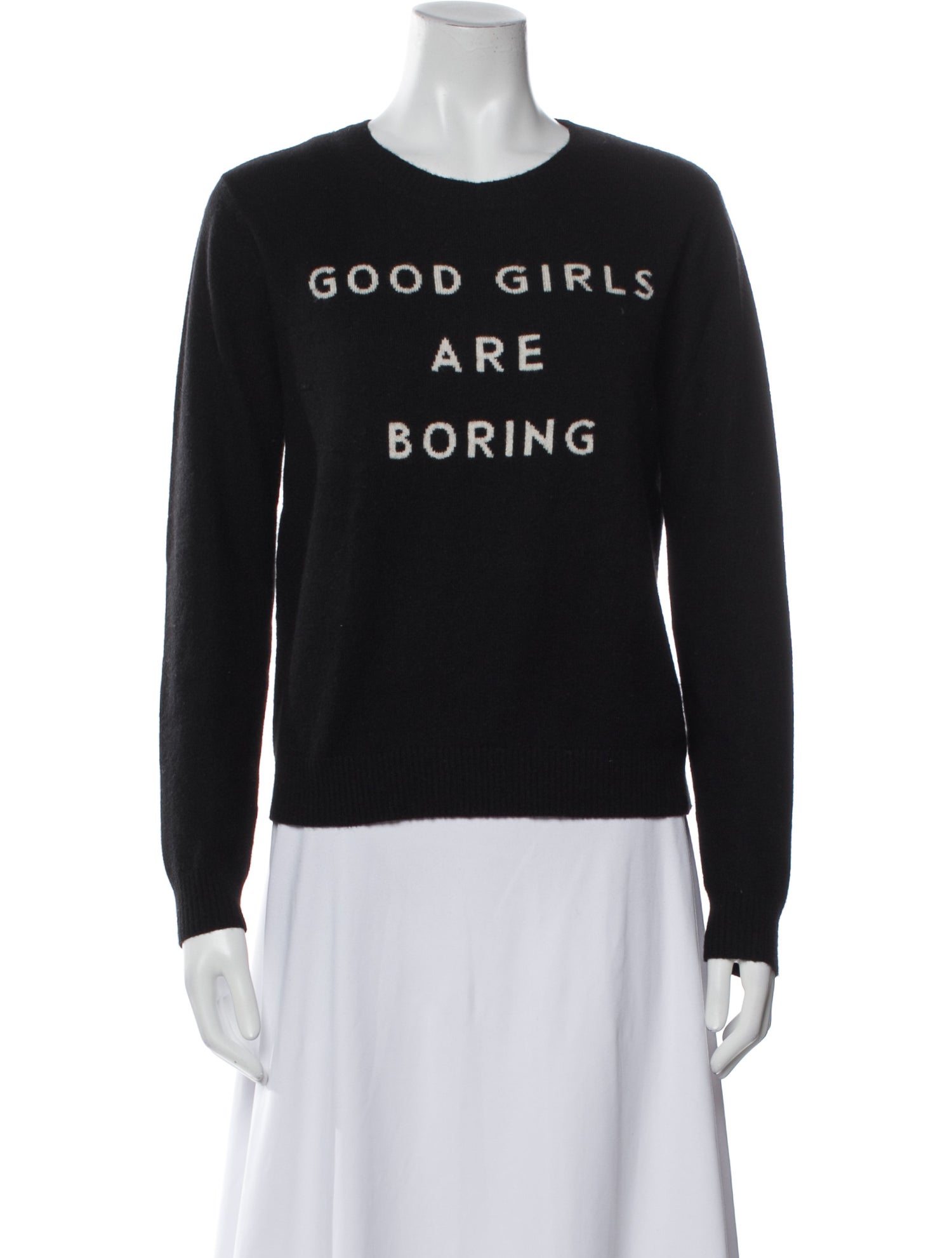 Milly Cashmere Graphic Print Sweater