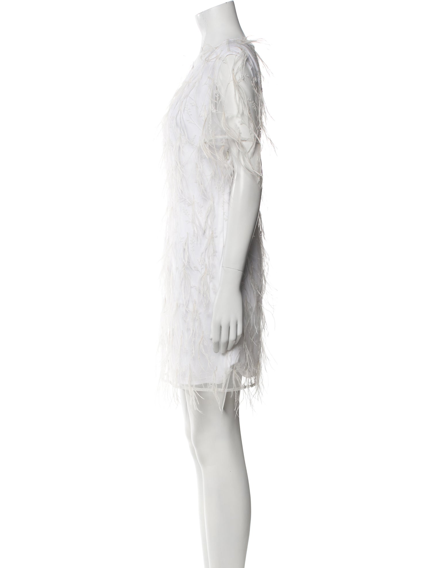 Milly Scoop Neck Mini Dress