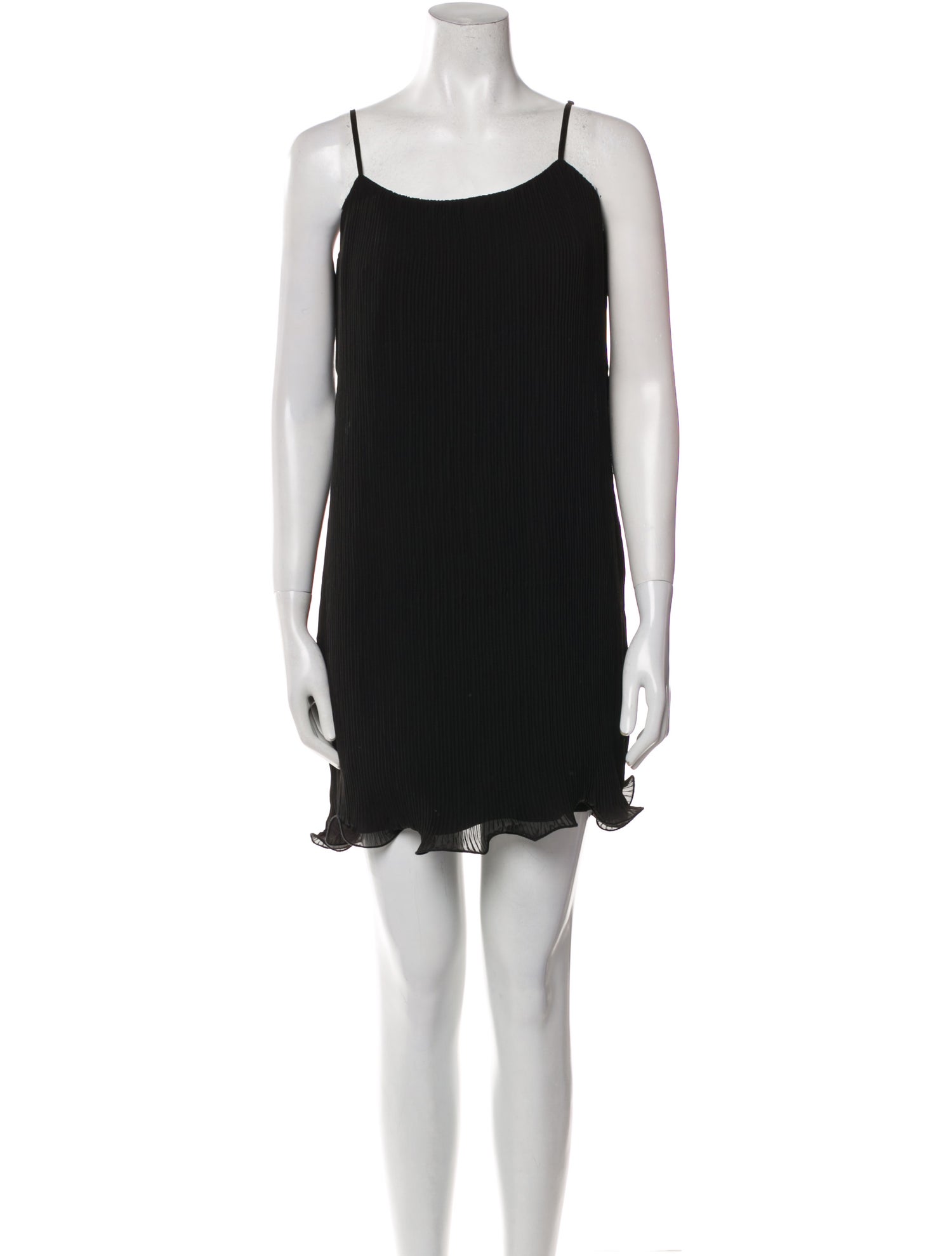 Milly Square Neckline Mini Dress