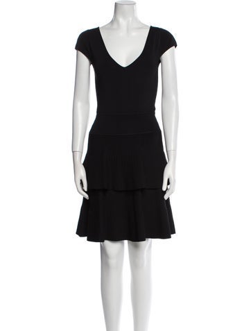 Milly Dresses V-Neck Mini Dress Petite