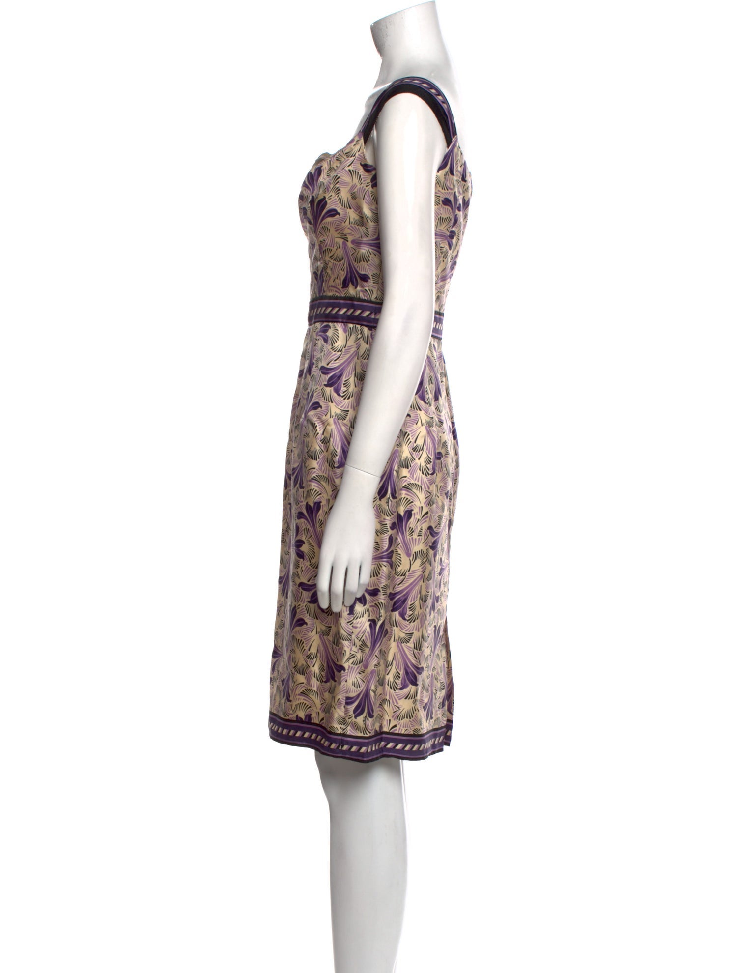 Milly Silk Knee-Length Dress