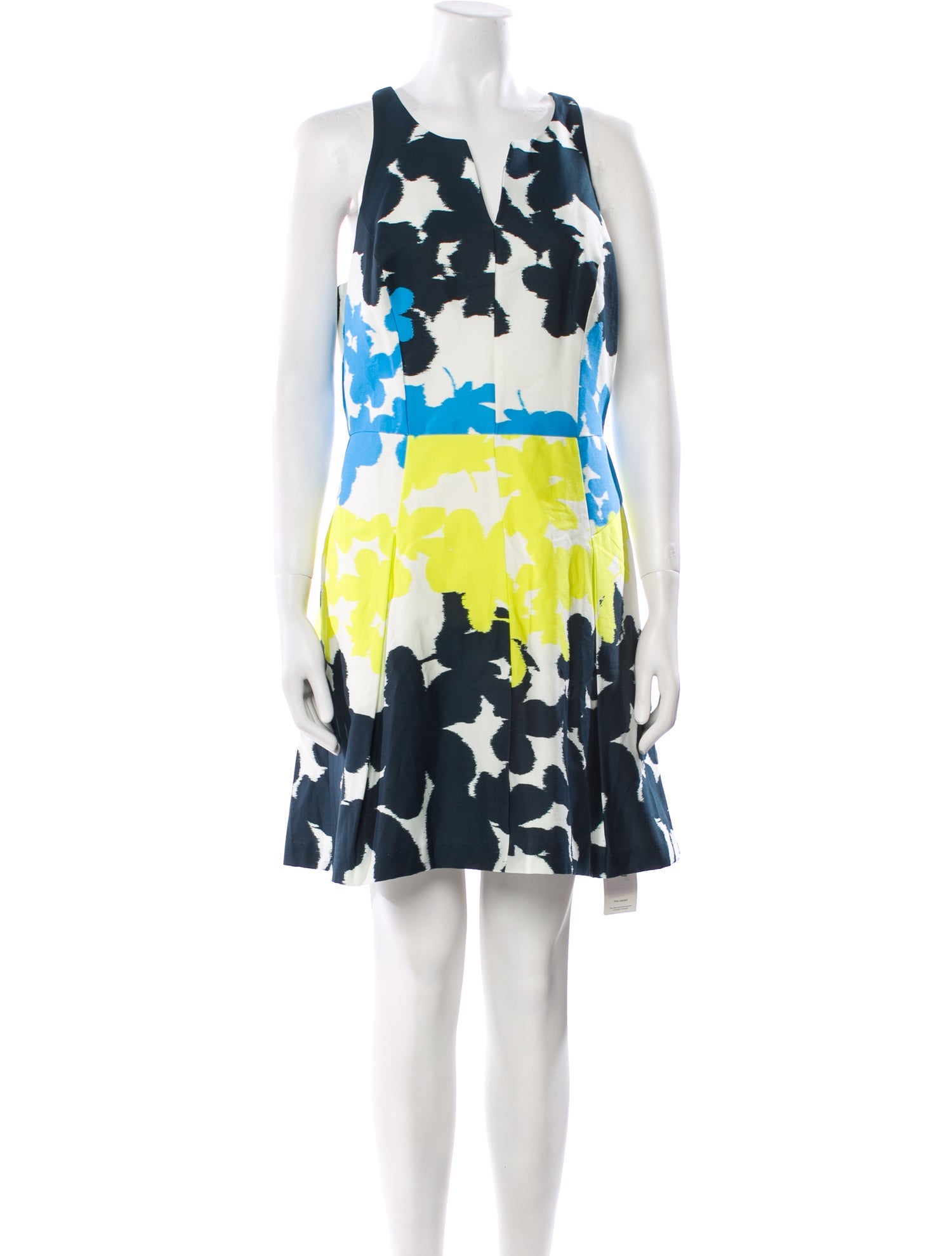 Milly Floral Print Mini Dress w/ Tags