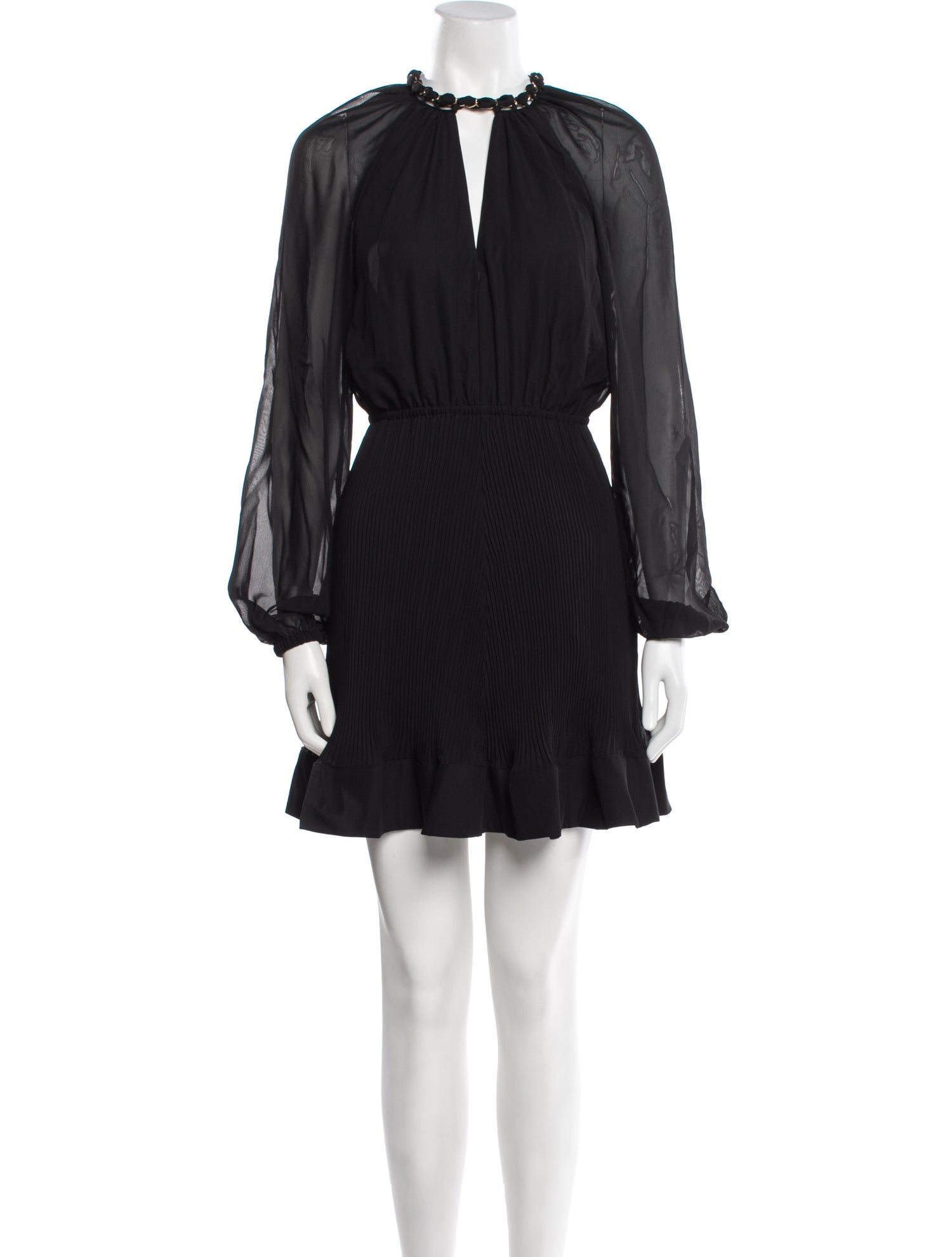 Milly V-Neck Mini Dress