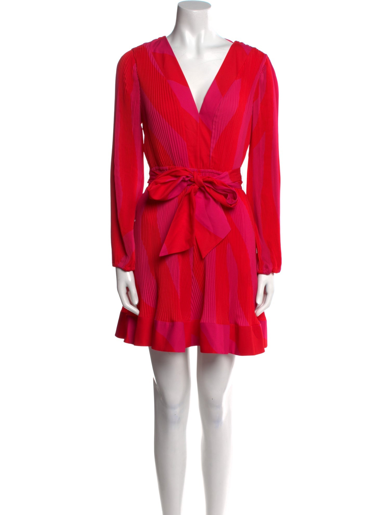 Milly V-Neck Mini Dress