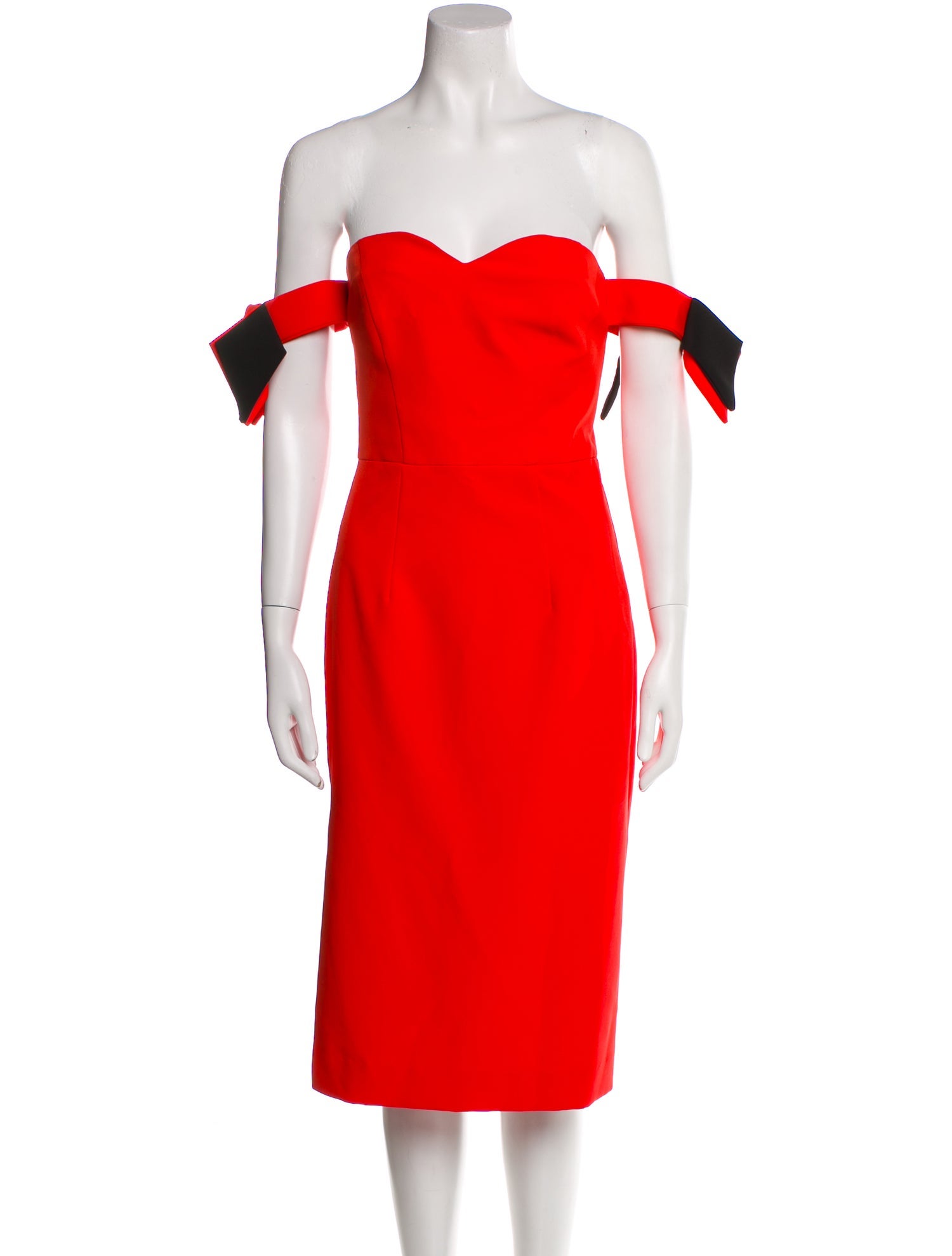 Milly Strapless Knee-Length Dress