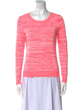 Milly Striped Scoop Neck Sweater