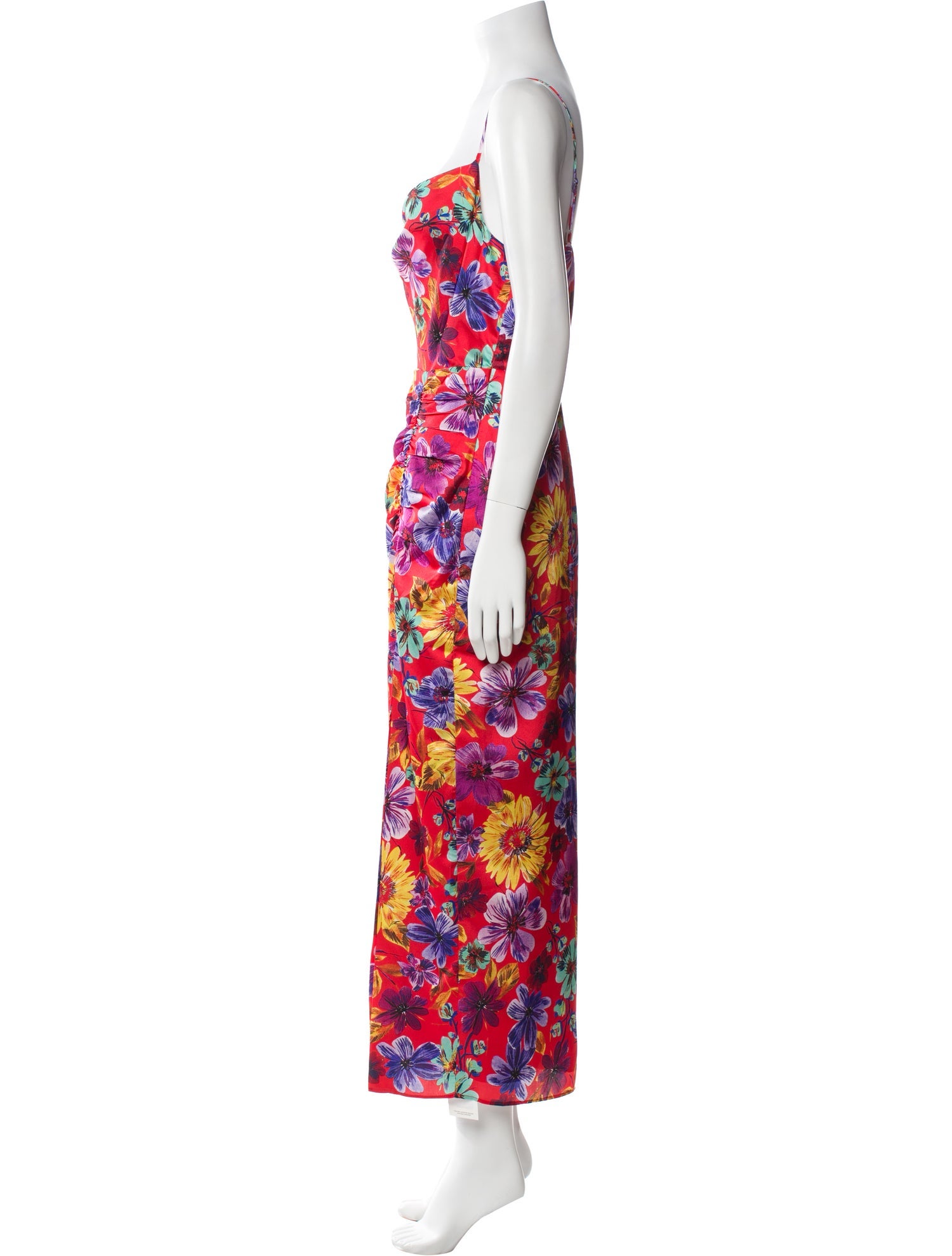 Milly Floral Print Long Dress w/ Tags