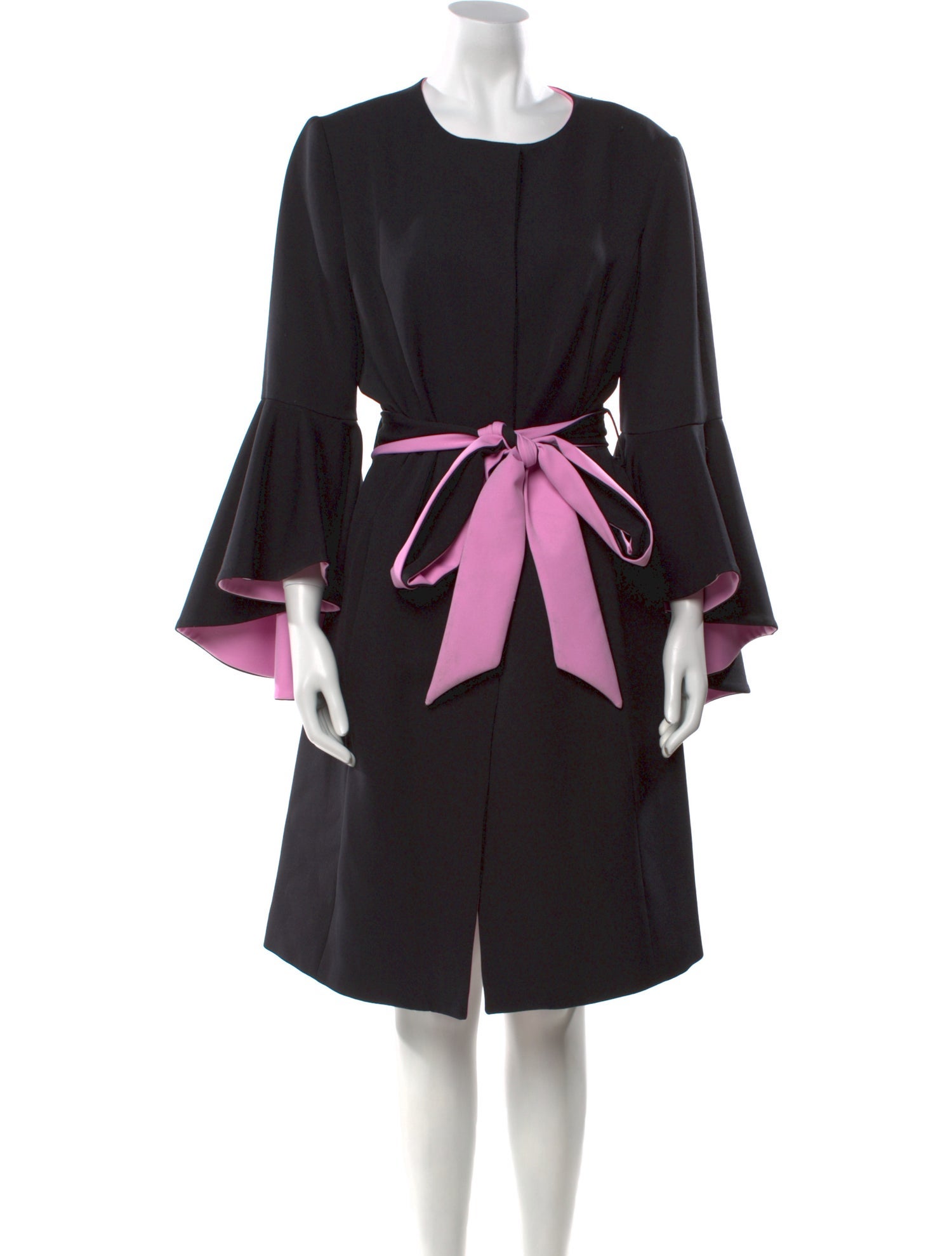 Milly Crew Neck Knee-Length Dress