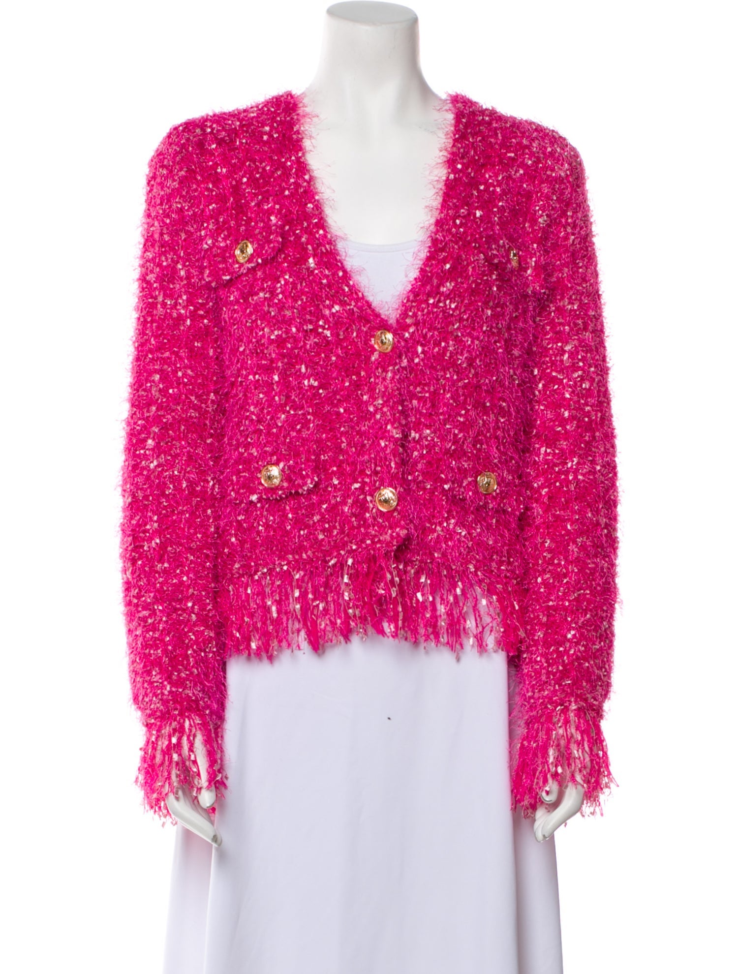 Milly Tweed Pattern Evening Jacket