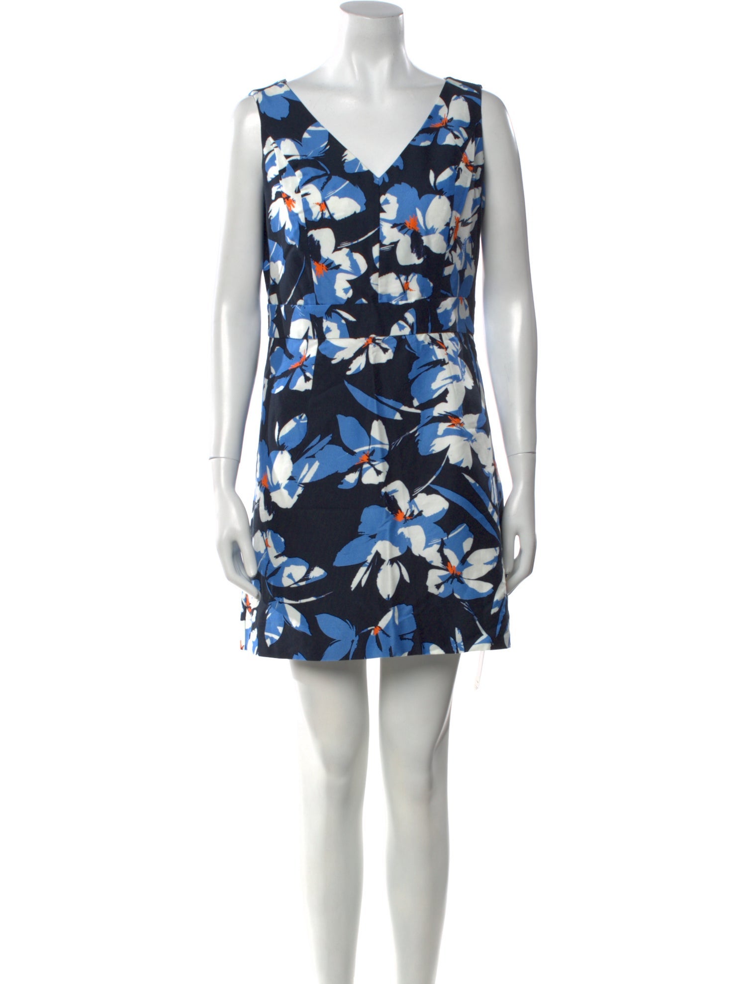 Milly Floral Print Mini Dress