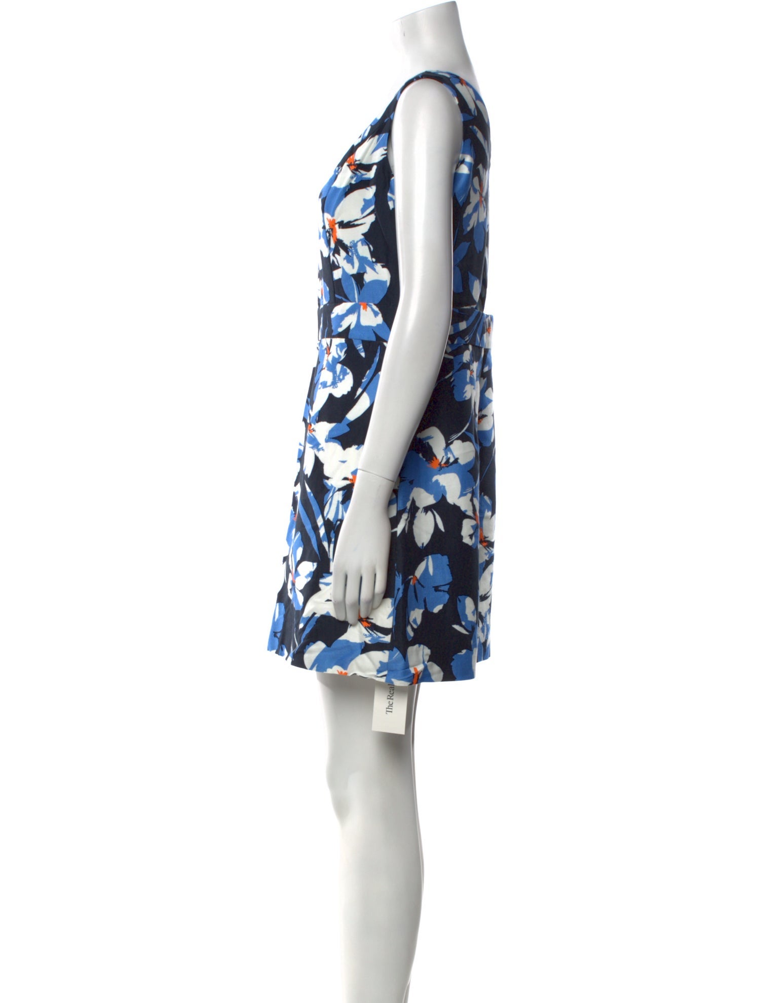 Milly Floral Print Mini Dress