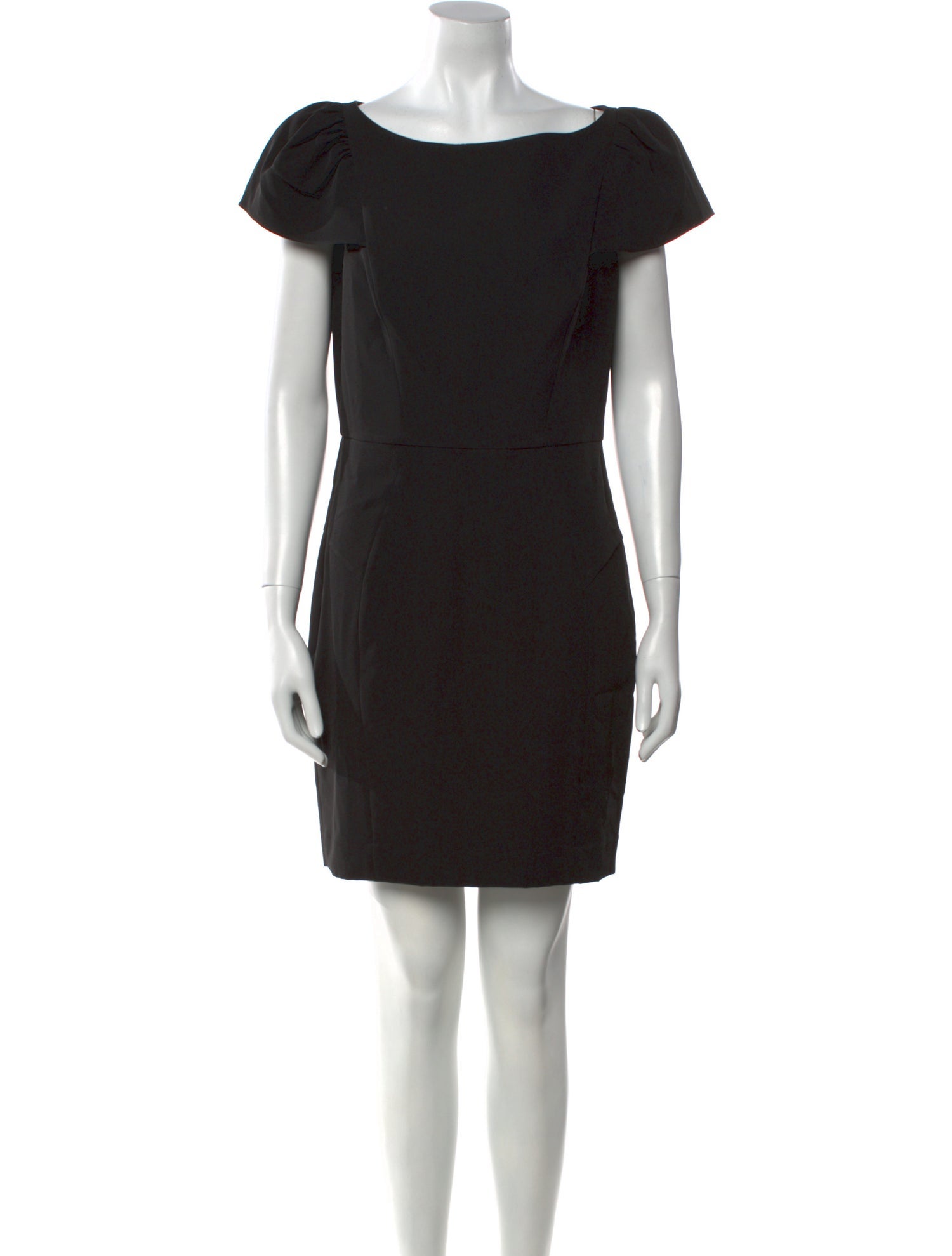 Milly Bateau Neckline Mini Dress