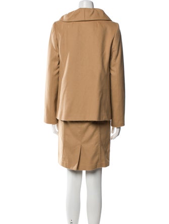 Milly Wool Ruffle Embellishment Skirt Set