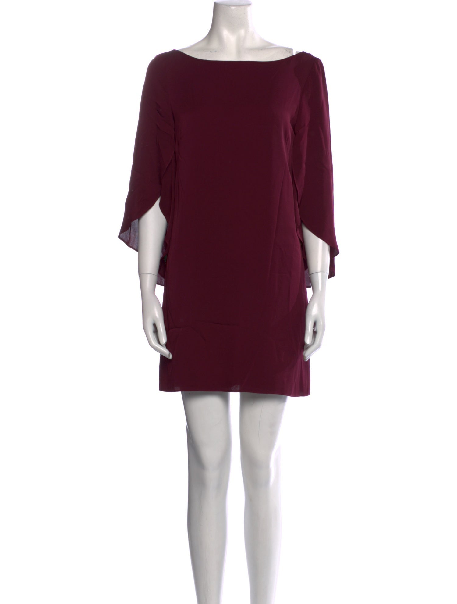 Milly Bateau Neckline Mini Dress