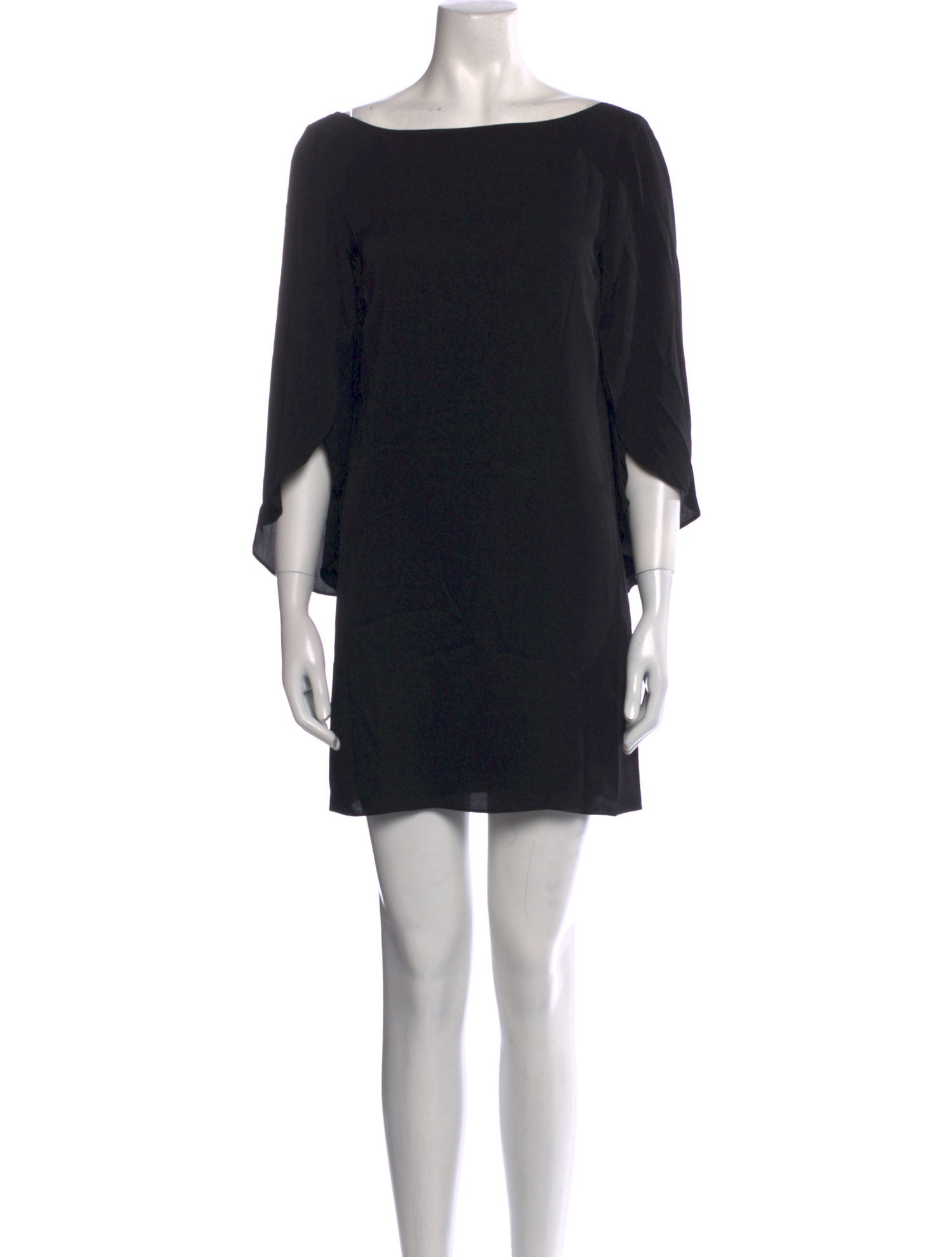 Milly Bateau Neckline Mini Dress