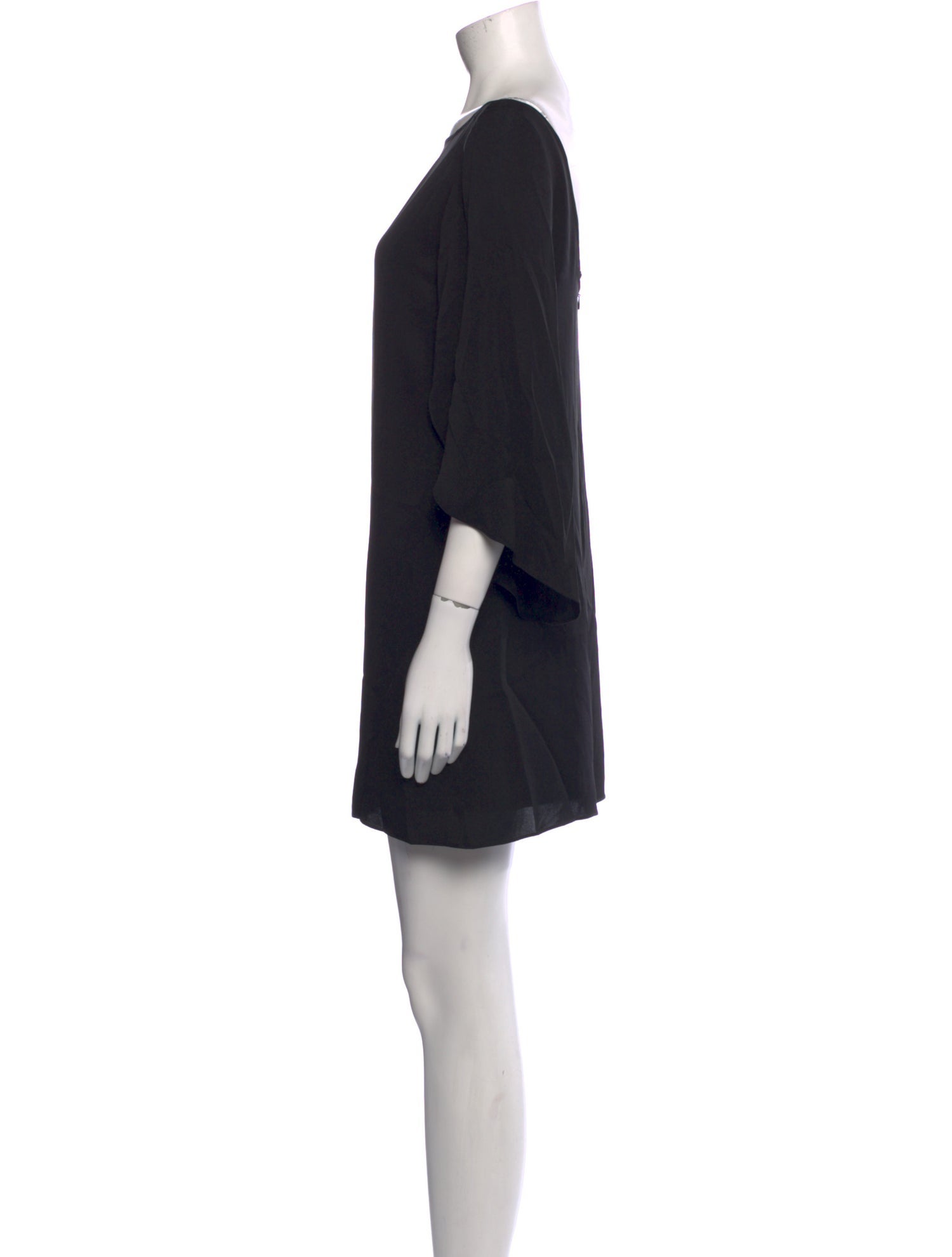 Milly Bateau Neckline Mini Dress