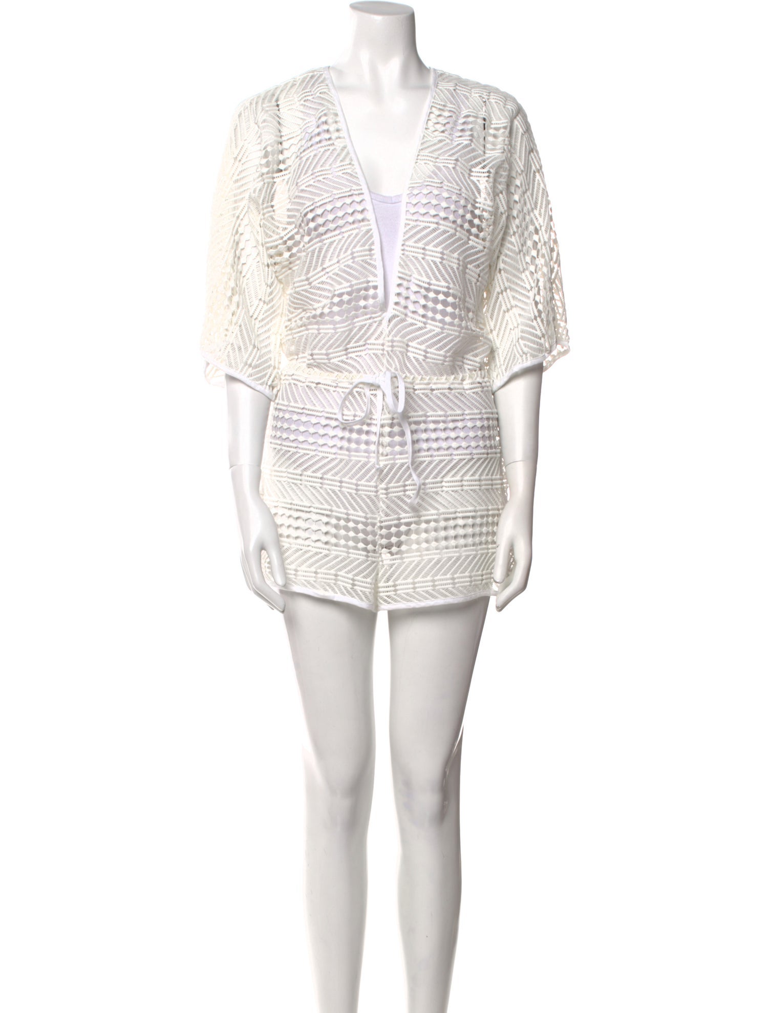 Milly Plunge Neckline Romper w/ Tags