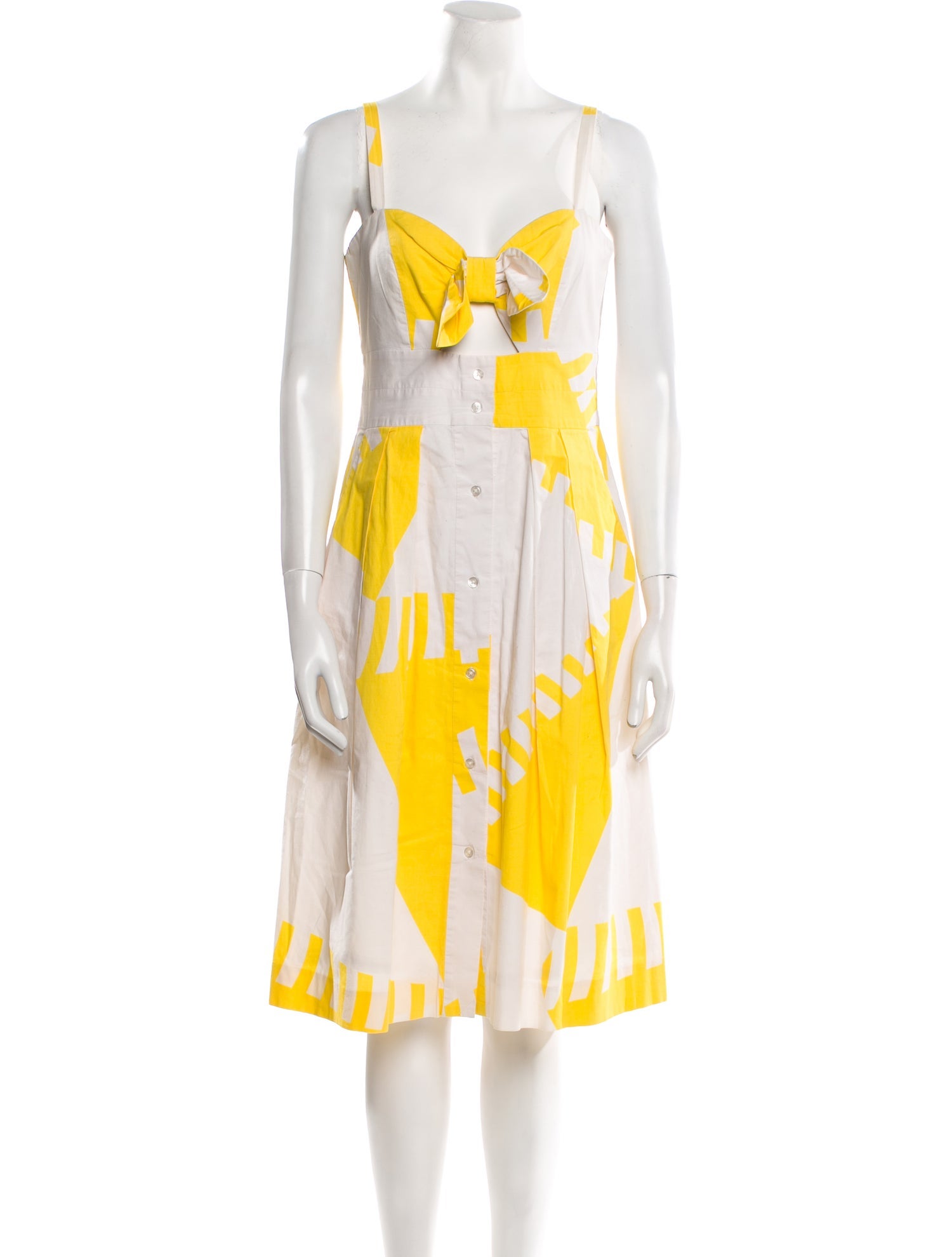 Milly Printed Midi Length Dress