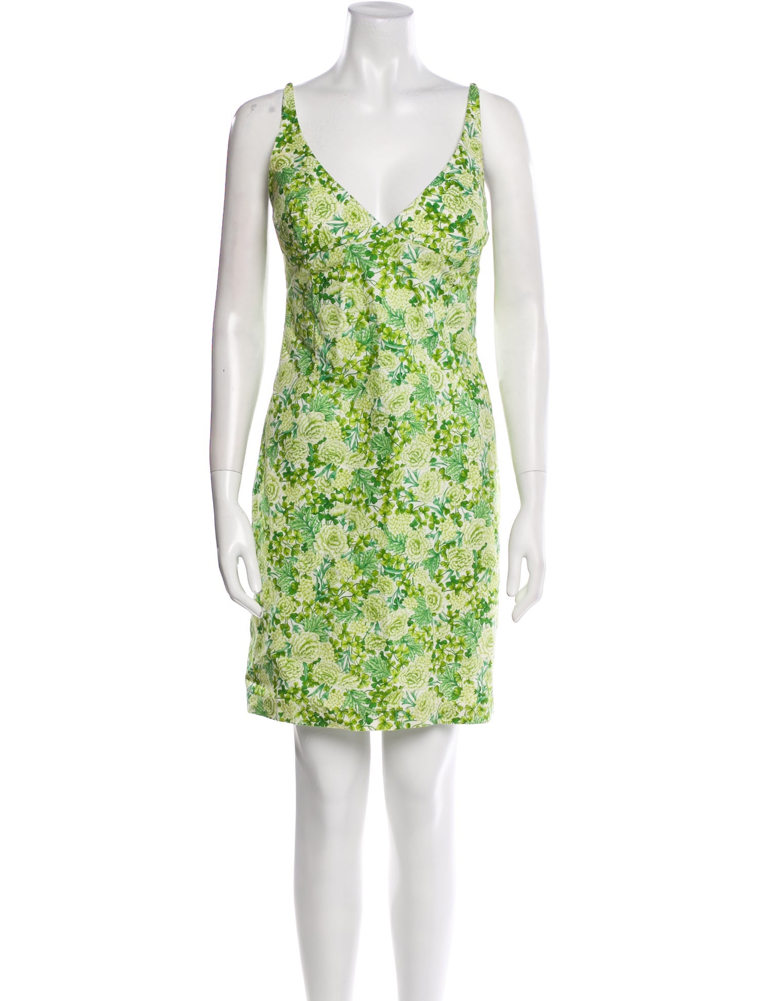 Milly Floral Print Mini Dress