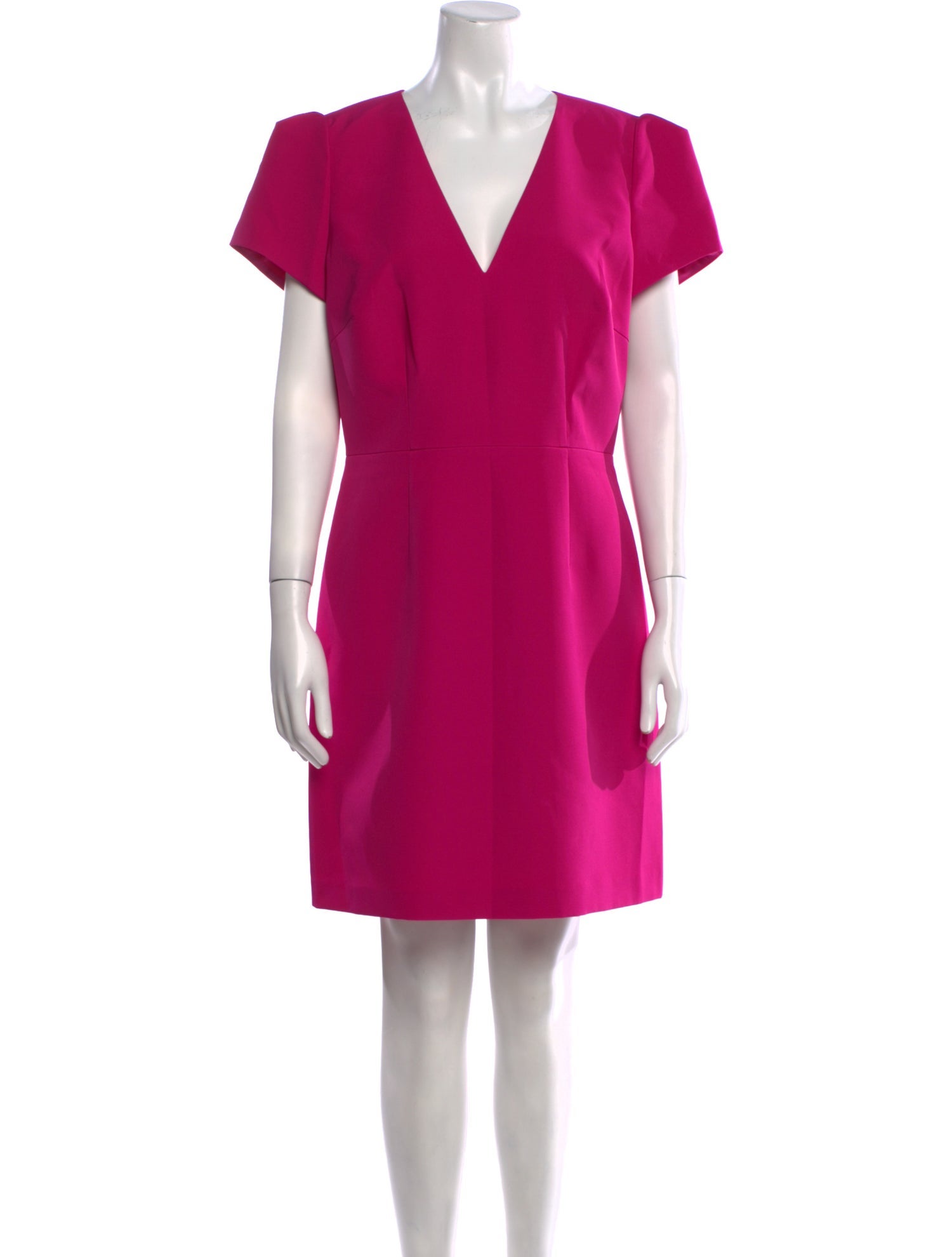 Milly V-Neck Mini Dress