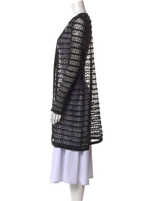 Milly Printed Open Front Sweater