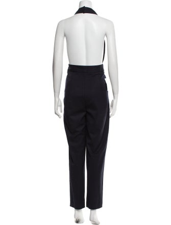Milly Wool Halterneck Jumpsuit