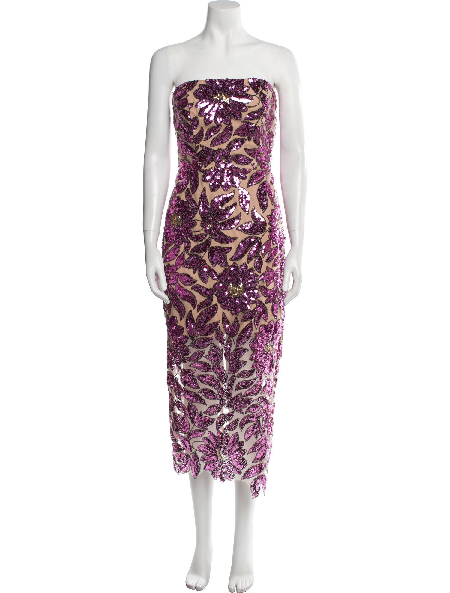 Milly Printed Midi Length Dress