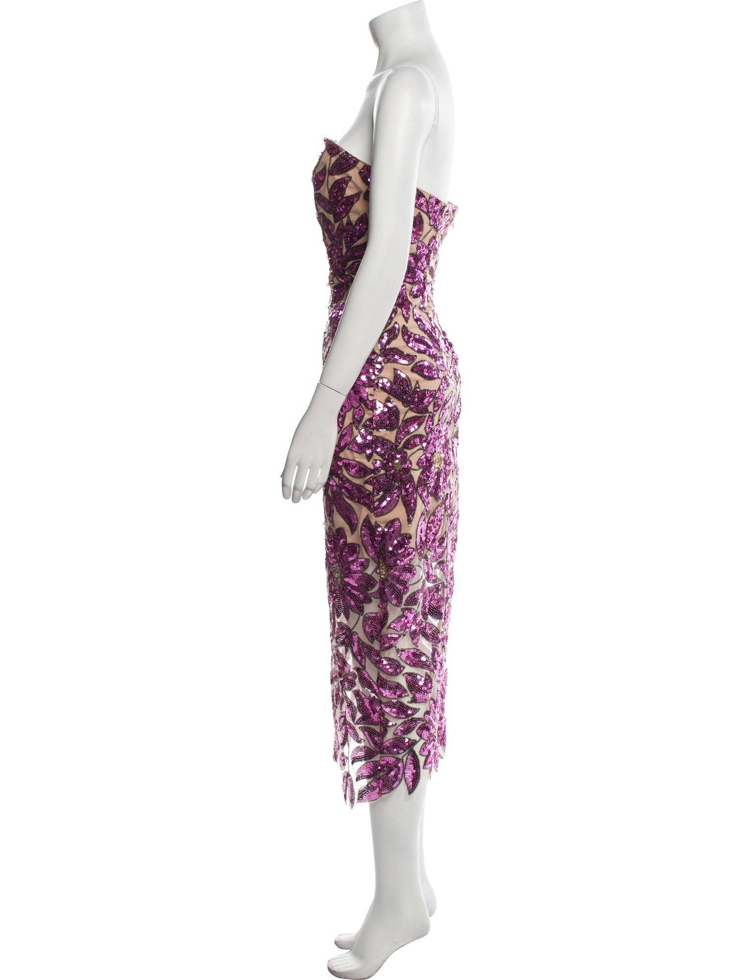 Milly Printed Midi Length Dress