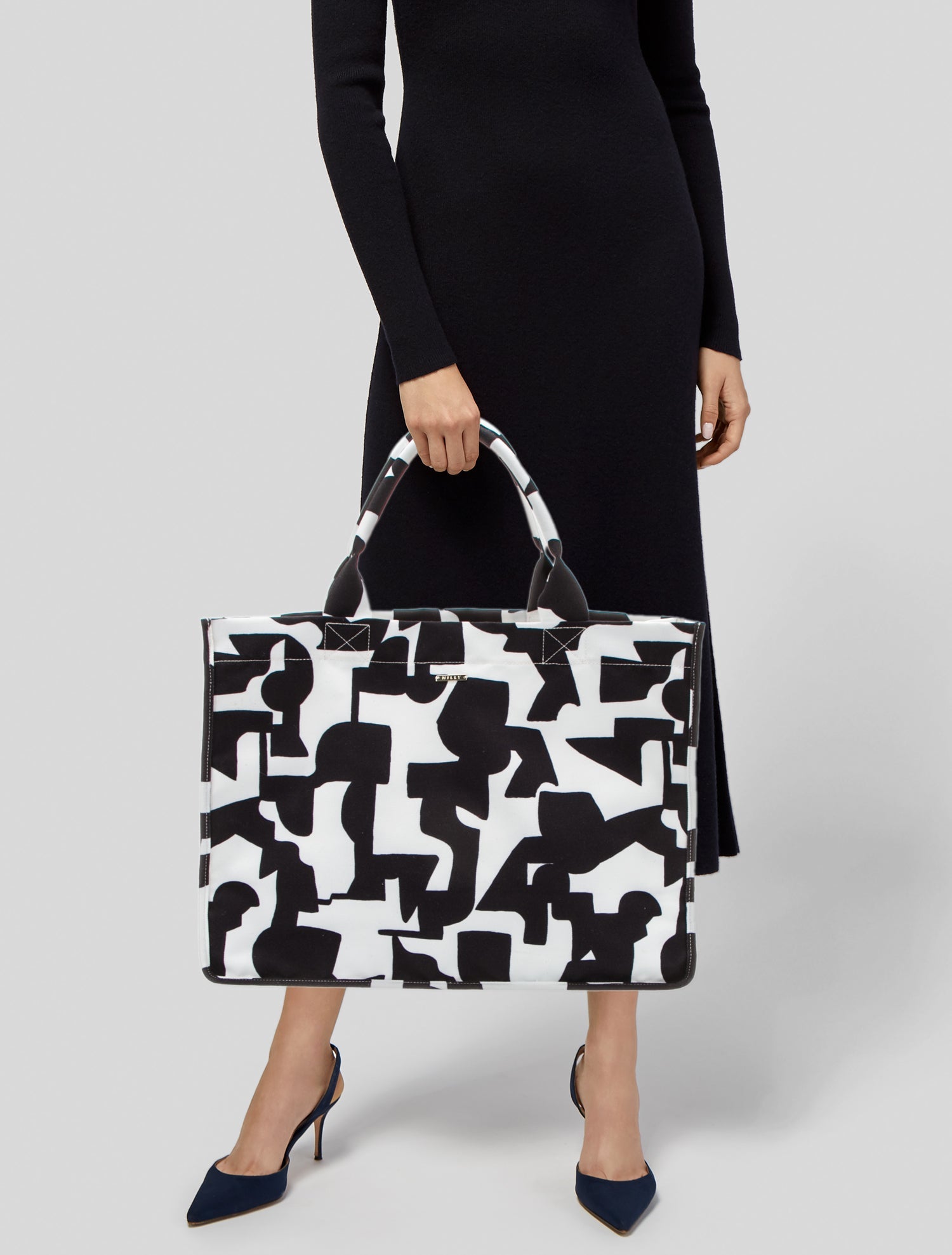 Milly Canvas Top Handle Bag