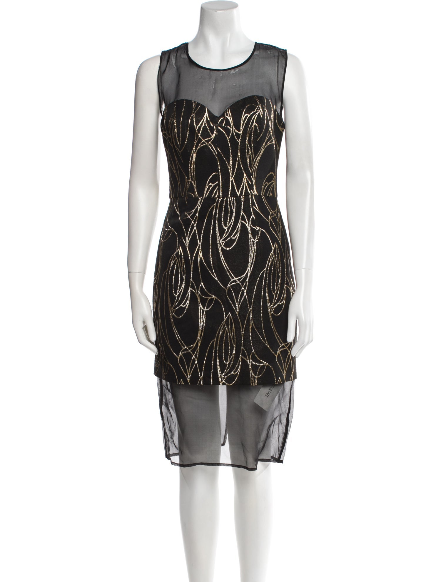 Milly Printed Knee-Length Dress