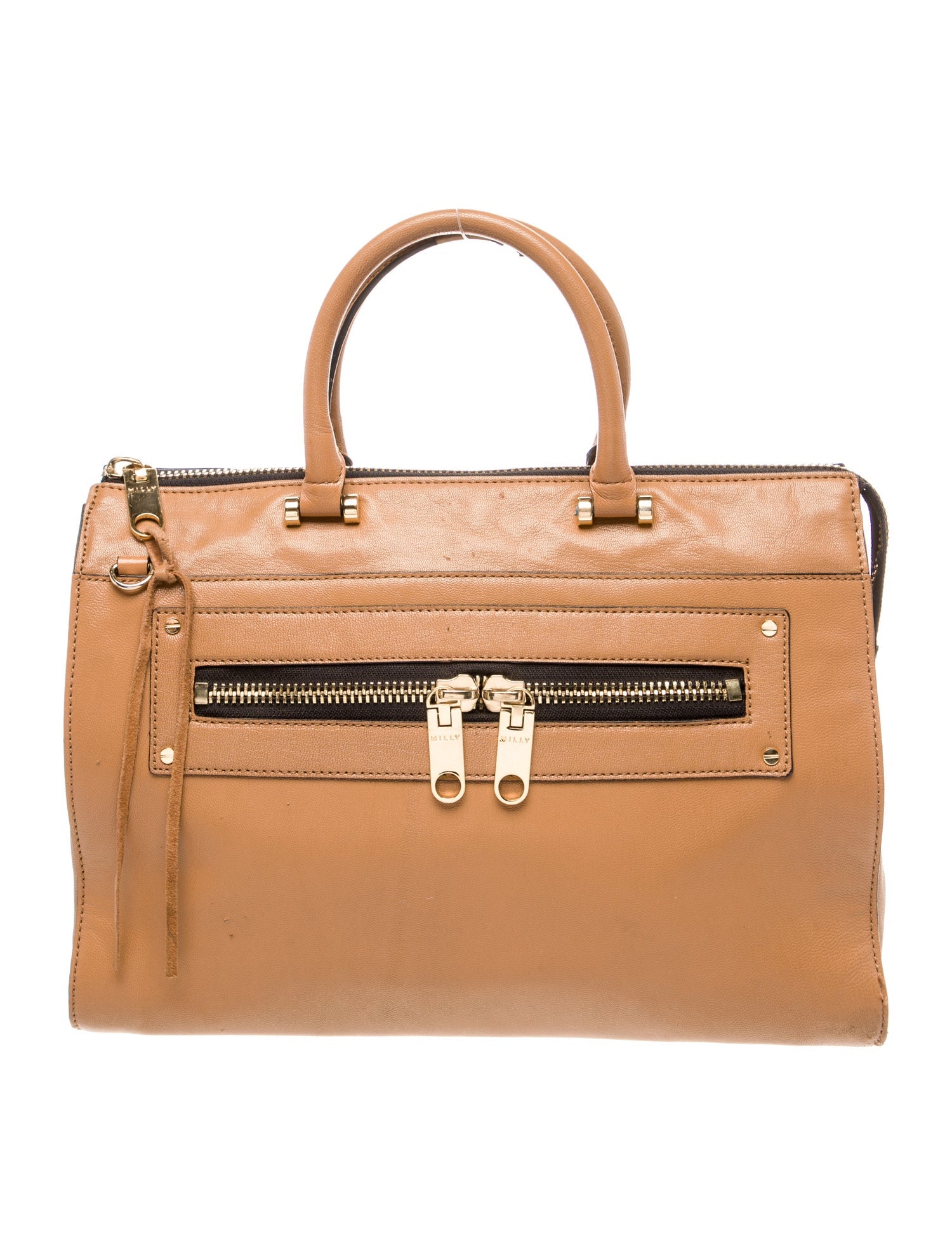 Milly Leather Shoulder Bag