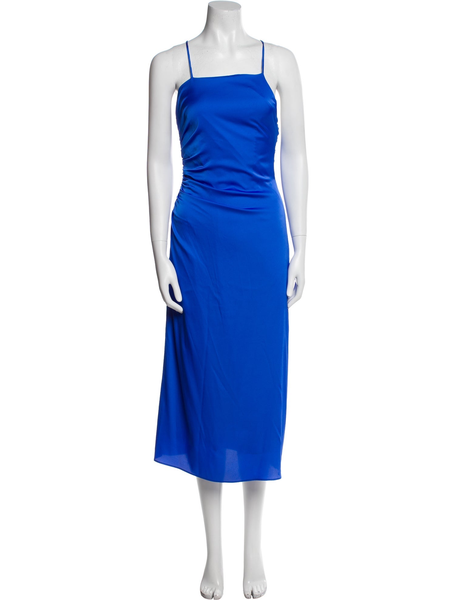 Milly Square Neckline Long Dress