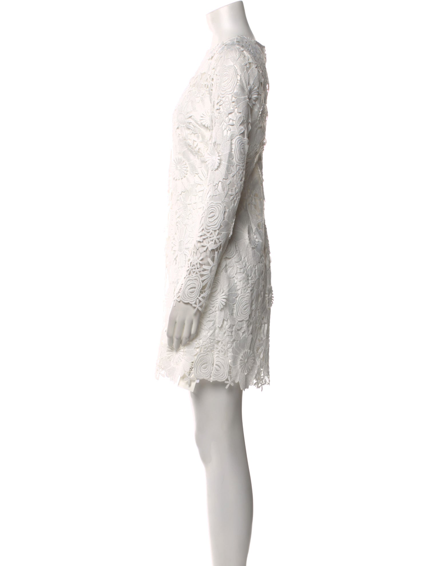 Milly Lace Pattern Mini Dress